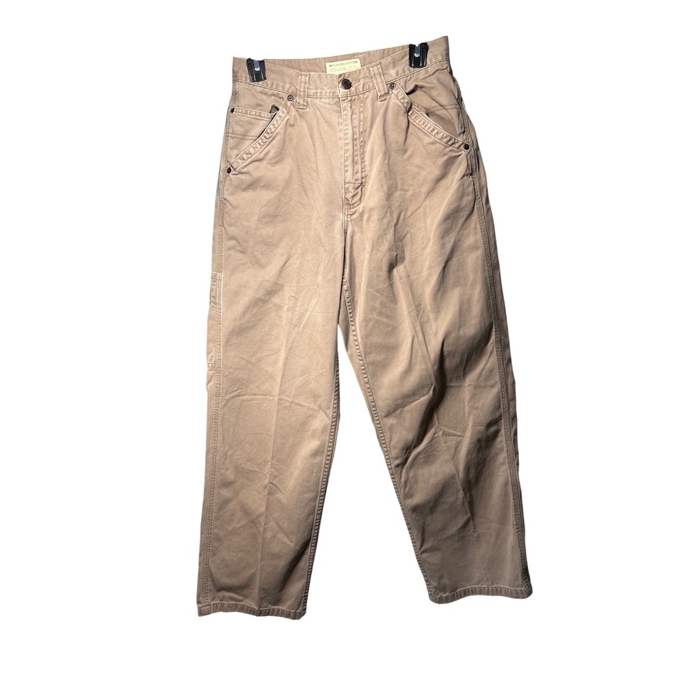 American Eagle Outfitters Men Cargo Pants Tan Size 29x30 Relaxed Fit - Picture 2 of 5